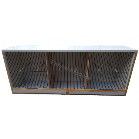 Breeding Cabinet for Canaries (Triple Compartment)
