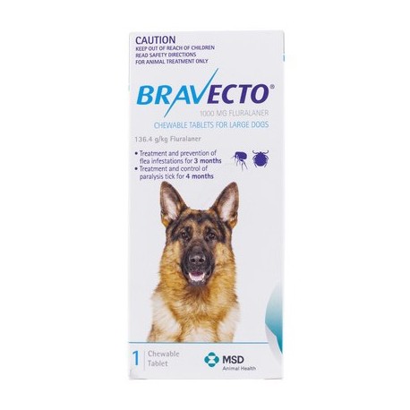 Bravect-o Flea & Tick Chew For Large Dogs Single Chew