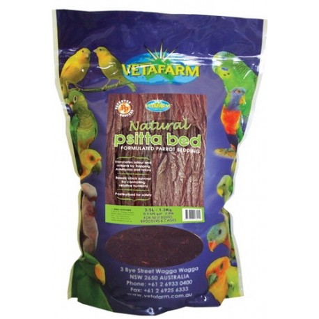 Vetafarm Natural Psitta-Bed Parrot Bedding Mix