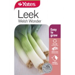 Yates Leek Seeds - Welsh Wonder