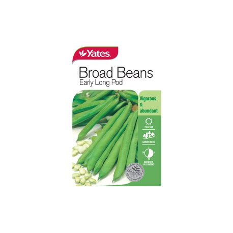 Yates Broad Bean Seeds - Select Variety