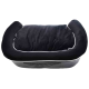 PetObsessed Velvet Luxury Black Velvet Dog Sofa