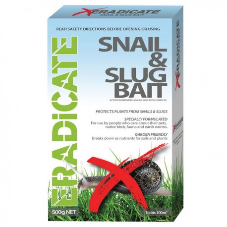 Eradicate Snail & Slug Bait 500g (Amgrow)