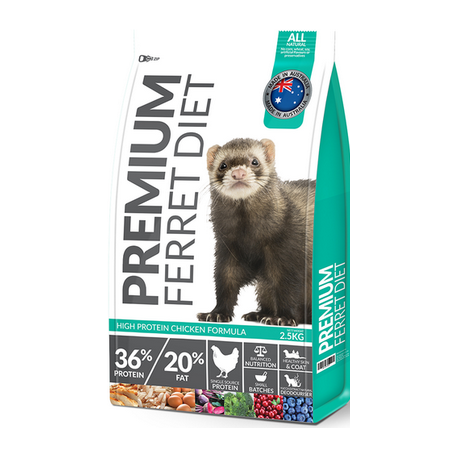 Premium Ferret Diet High Protein Chicken Formula 2.5kg