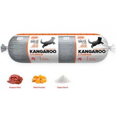 Prime100 SKD Kangaroo & Pumpkin (Grain Free) Roll 800g