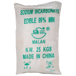 Back of Sodium Bicarbonate Bag