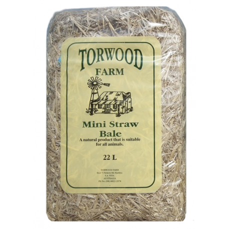 Torwood Farm Mini (Barley) Straw Bale 22L