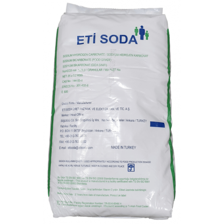 ETI Soda Sodium Bicarbonate FOOD GRADE 25kg