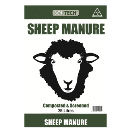 Soiltech Organic Sheep Manure 25L