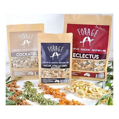 Forage Gourmet Bird Seed SMALL PARROT MIX