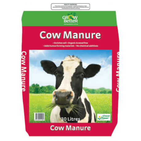 Grow Better Organic Cow Manure 30L