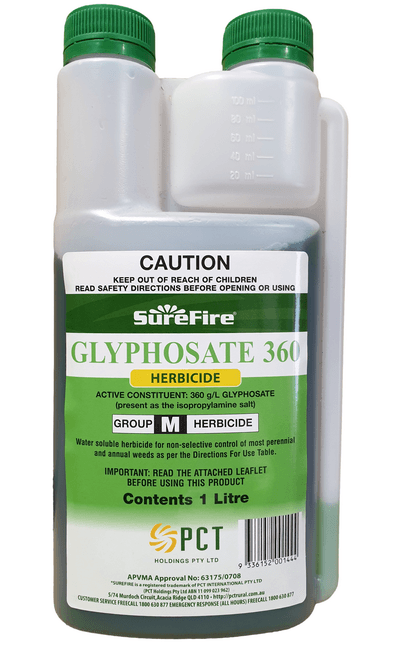 Surefire Glyphosate 360 Herbicide 1 Litre & 5 Litre: ENFIELD PRODUCE