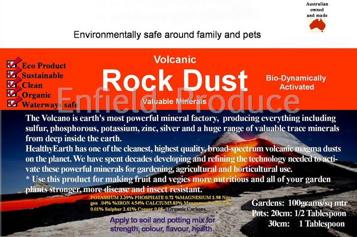 Volcanic Rock Dust